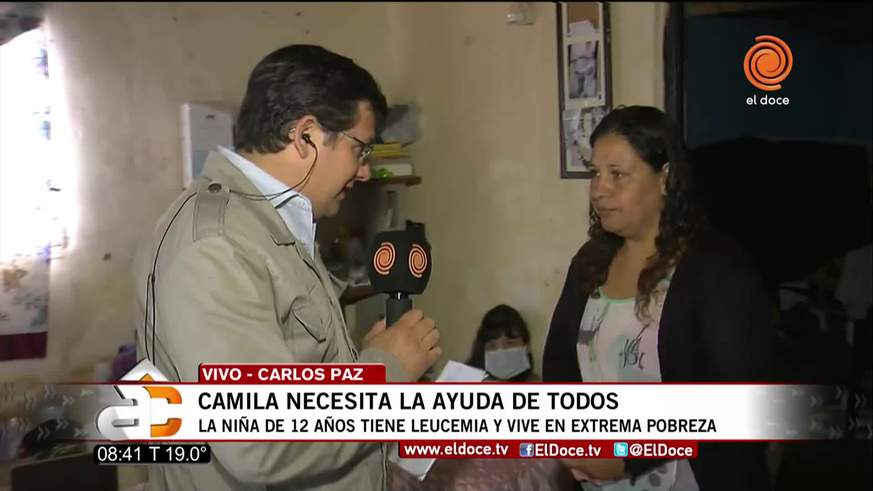 Camila tiene leucemia y necesita de la ayuda de todos