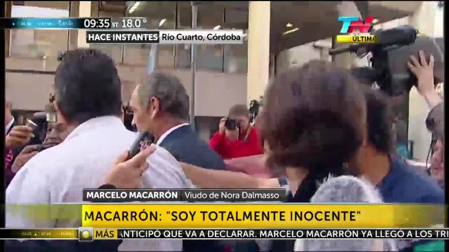 Marcelo Macarrón: "Soy totalmente inocente"