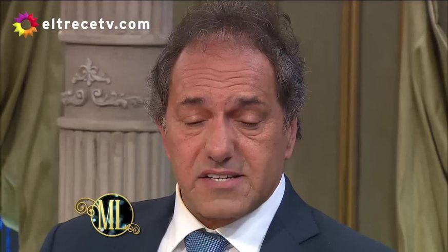 El cruce de Scioli y el papá del nene que mató al ladrón