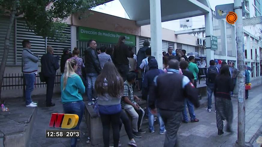 Largas colas por asambleas en Medicina Preventiva