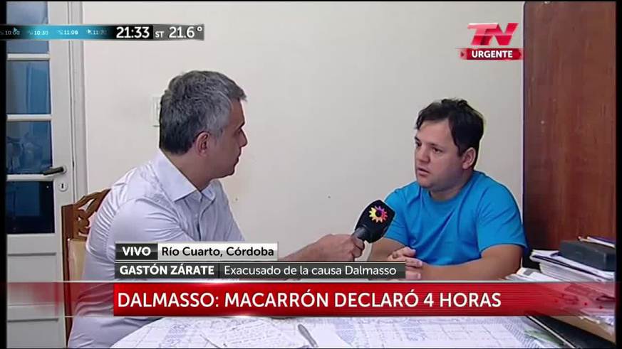 El fuerte testimonio del "perejil" del caso Dalmasso