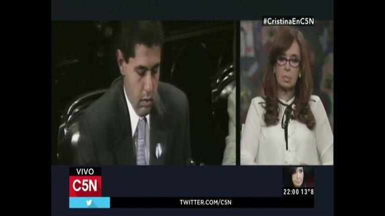 Cristina anticipó que sería candidata