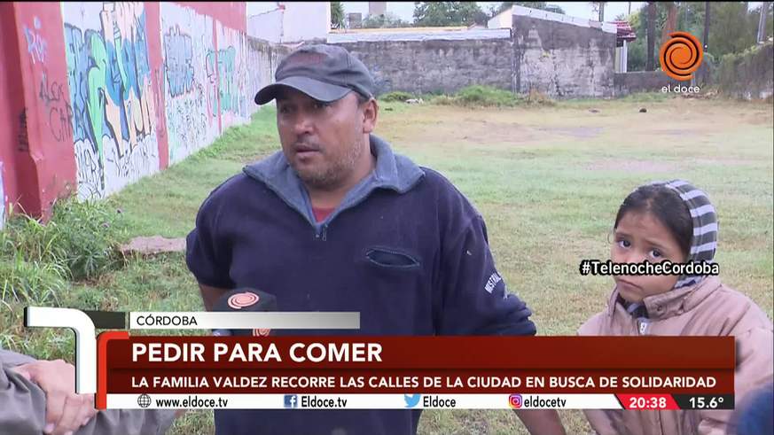 Pobreza en Córdoba: pedir para comer