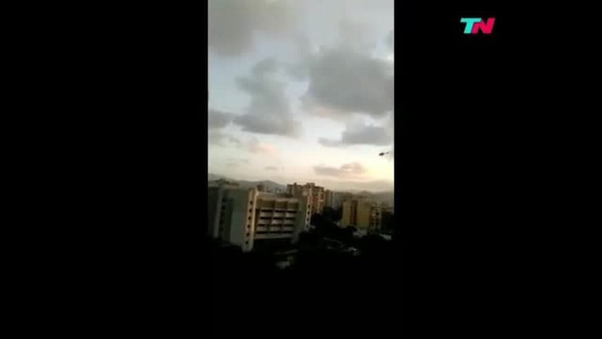 Un helicóptero lanzó explosivos en Venezuela