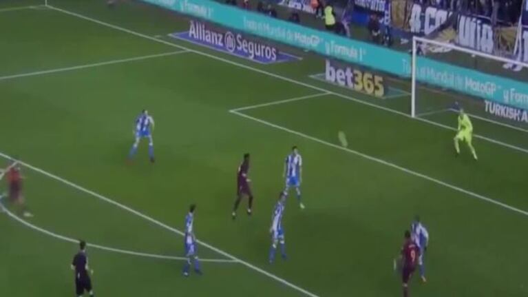 Messi metió tres goles para el Barcelona campeón
