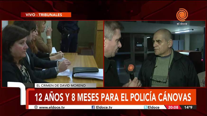 Los padres de David Moreno, con sensaciones encontradas tras la condena