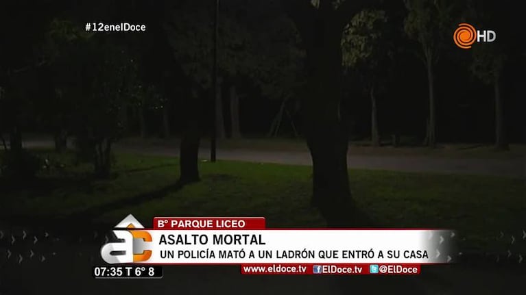 Un policía del ETER mató un ladrón 