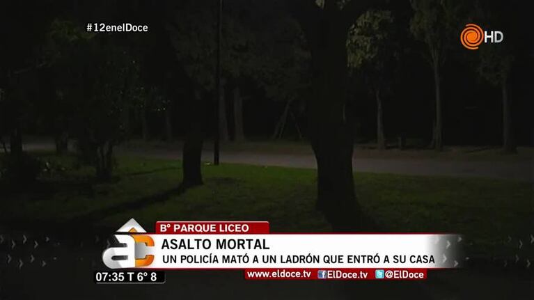 Un policía del ETER mató un ladrón