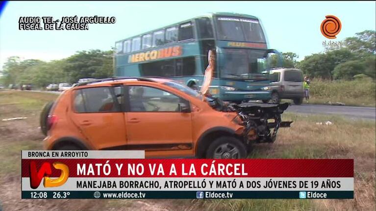 Mató a dos peatones y no irá preso