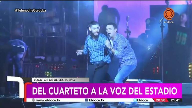 Pupu Mossello, del cuarteto a la voz del estadio