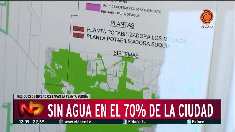 El servicio de agua se normalizaría mañana