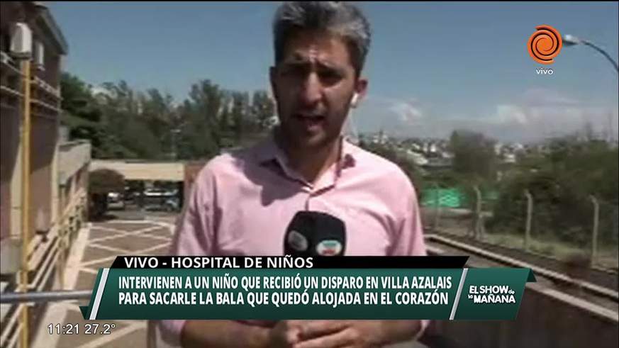 Intervienen a niño baleado en el corazón