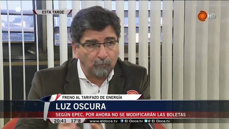 Para EPEC, hay que seguir pagando las boletas de la luz