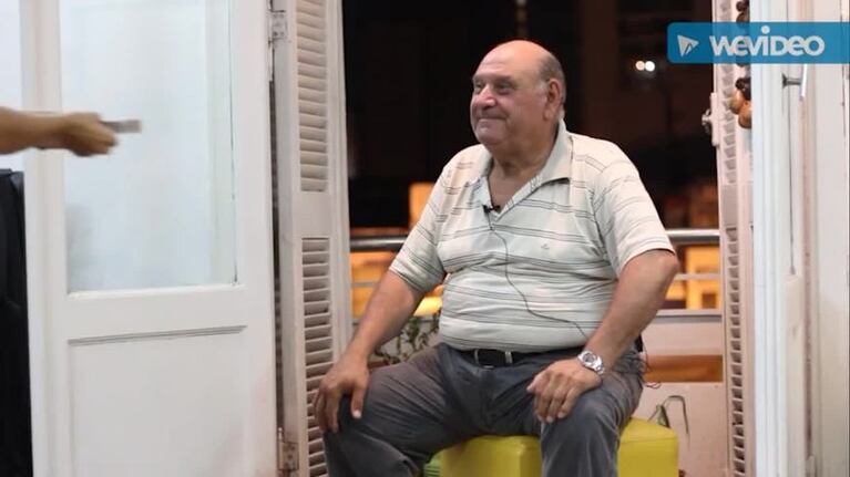 Se enteró que va a ser abuelo a pura emoción