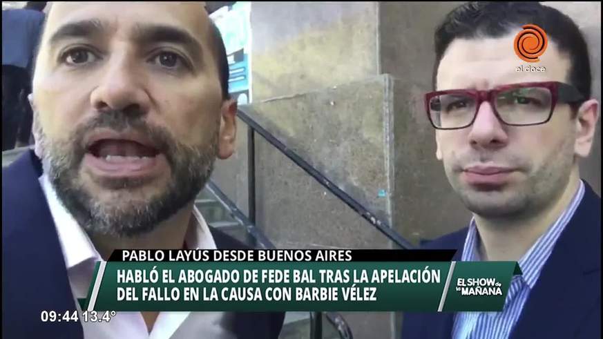 Habló el abogado de Fede Bal tras apelación