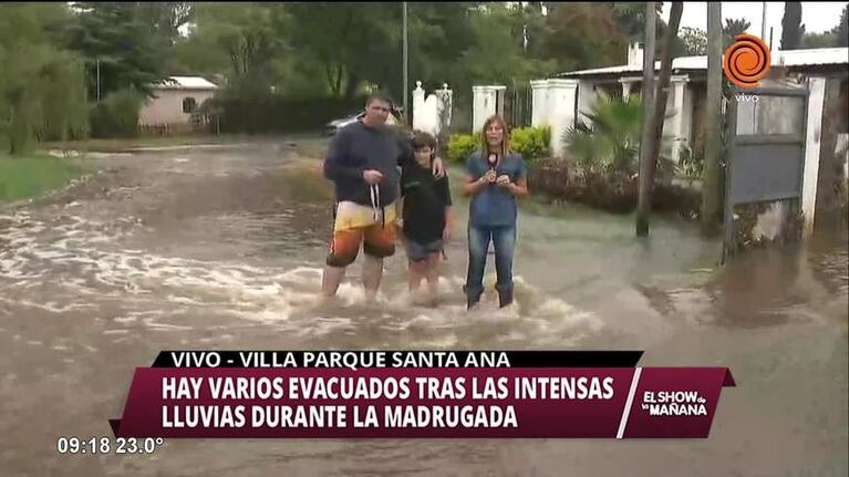 La lluvia arrasó con todo