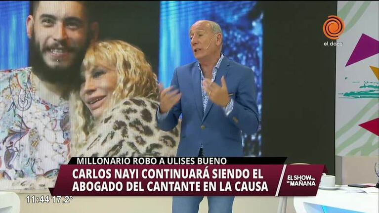 Nayi continuará siendo el abogado de Ulisés Bueno