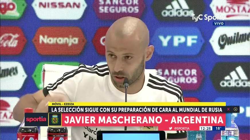 Selección: Mascherano lamentó la lesión de Romero