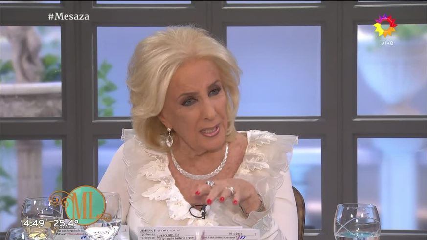 Mirtha y la picante pregunta a Sol Pérez