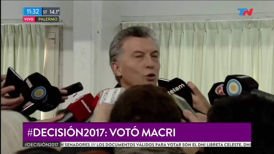 Macri votó en las PASO y habló sobre Cristina