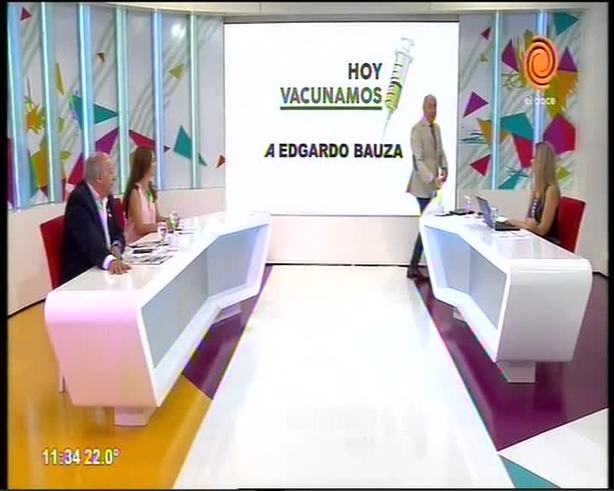 Hoy vacunamos a: Edgardo Bauza