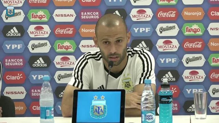 Mascherano: "Somos conscientes de todo el ruido que hay y no nos ayuda en nada"