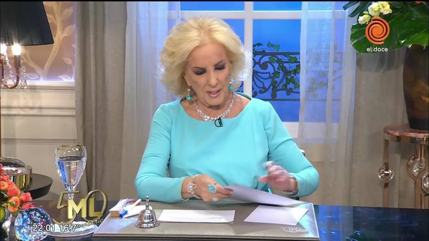 Mirtha pidió disculpas por el escándalo de Jaitt