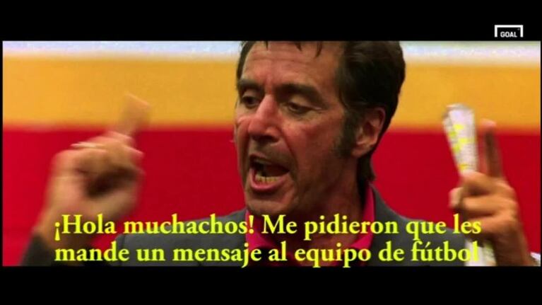 Al Pacino: "Me encanta como juegan"