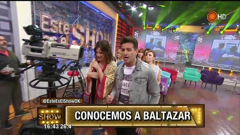 Paula y Pedro mostraron en cámara a Baltazar