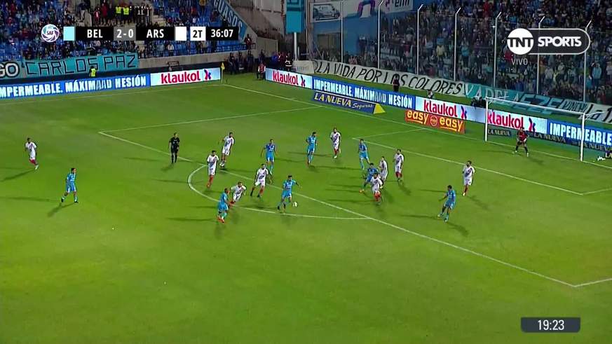 Lema y el 3-0 de Belgrano a Arsenal