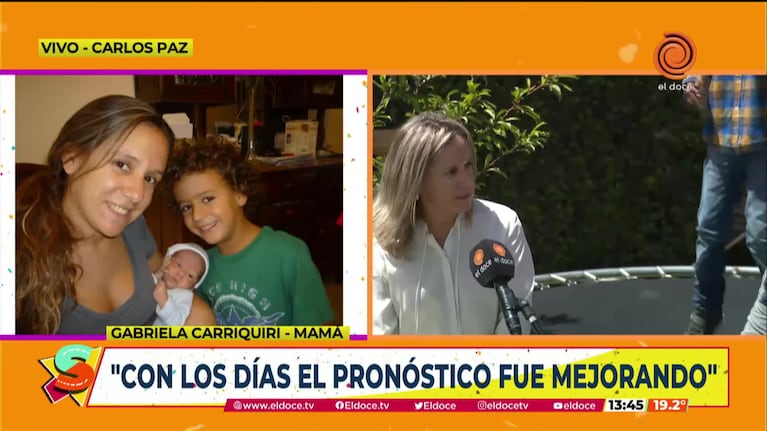 La historia de Gabriela y su hijo que nació prematuro