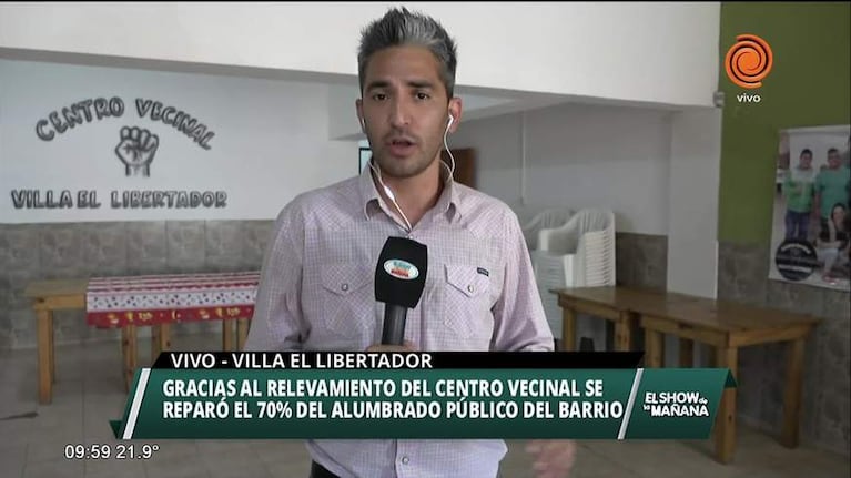 Acciones del Centro Vecinal Villa El Libertador
