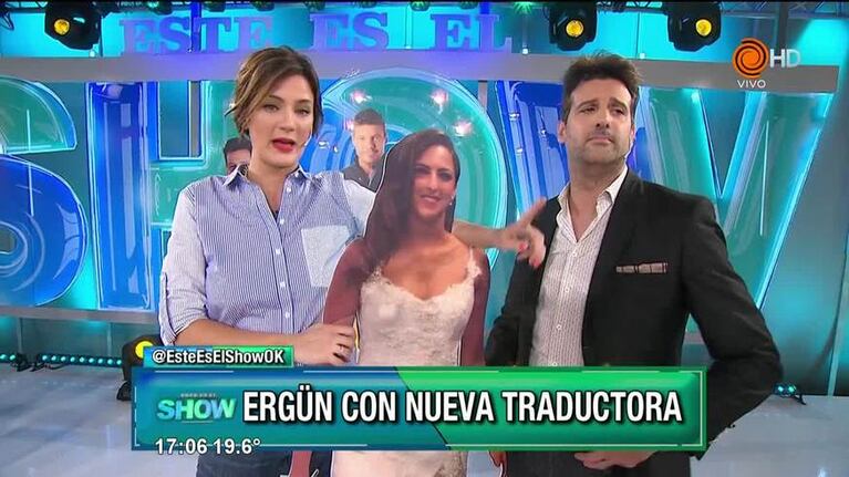 Ergün cambió de traductora