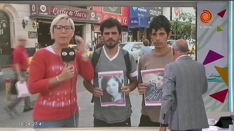 Buscan a Carolina Bustos y a Ulises Otazua