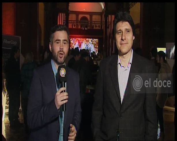 Rubén Barboza en el lanzamiento de ElDoce.tv