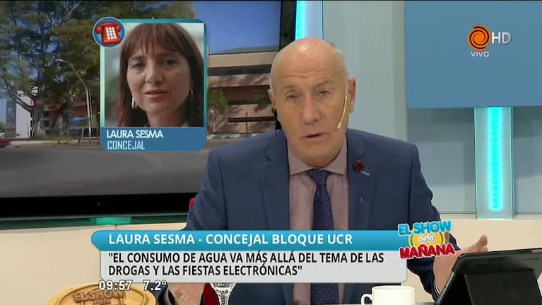 Fuerte discusión entre Lagarto Guizzardi y Laura Sesma (primera parte)