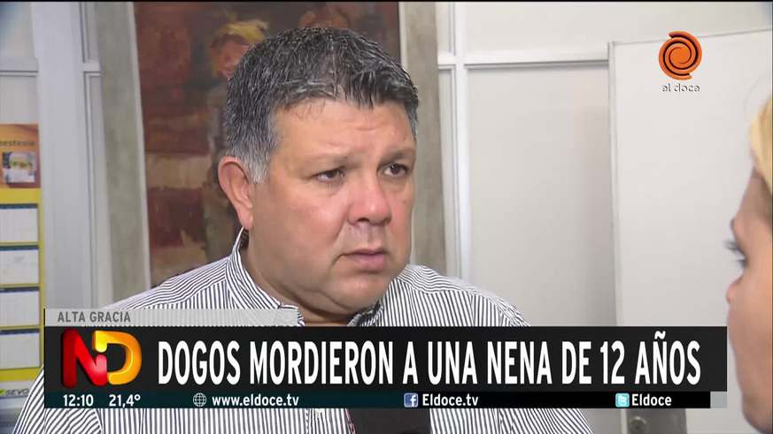 Parte médico de la nena mordida por dogos