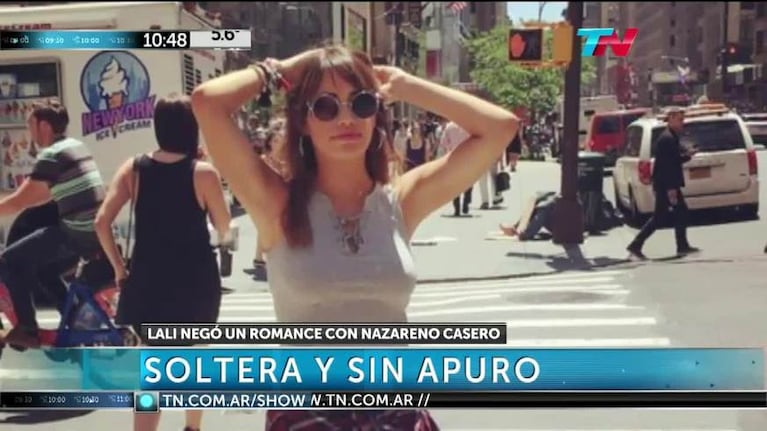 Lali habló de la relación con Nazareno Casero