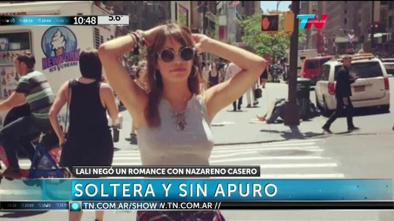 Lali habló de la relación con Nazareno Casero