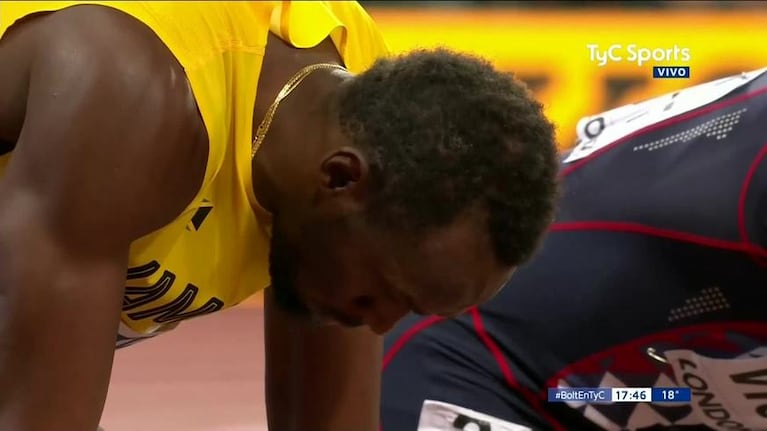 La derrota de Bolt en los 100 metros libres
