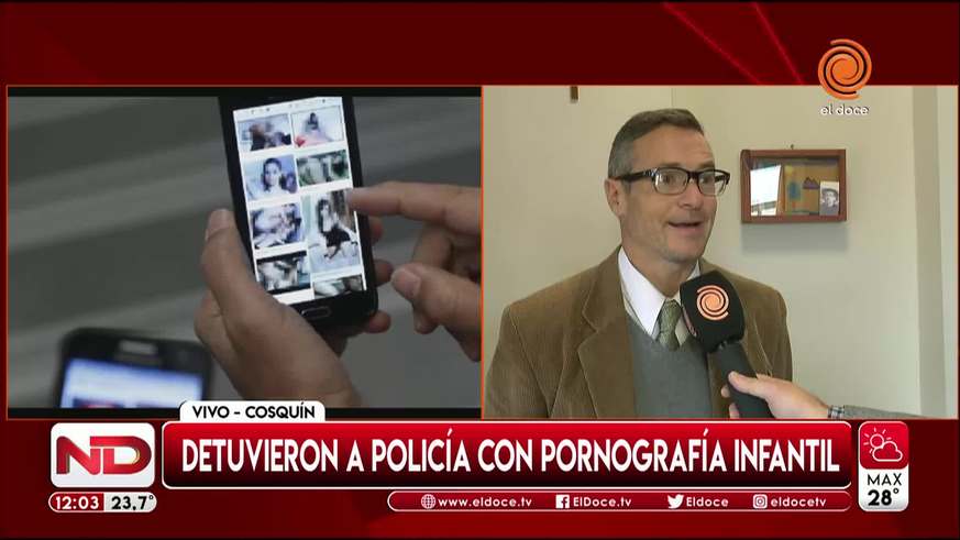 Subcomisario detenido por pornografía infantil