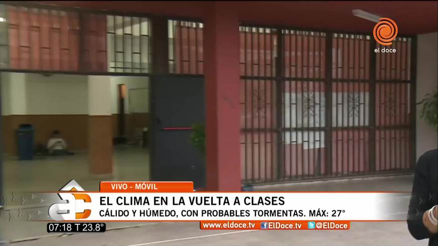 Vuelta a clases: muchos docentes fueron a trabajar