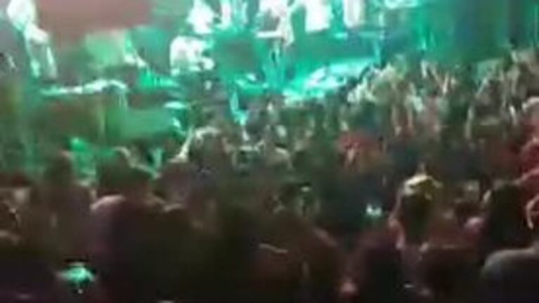 Nico Sattler visitó a Damián Córdoba en su baile
