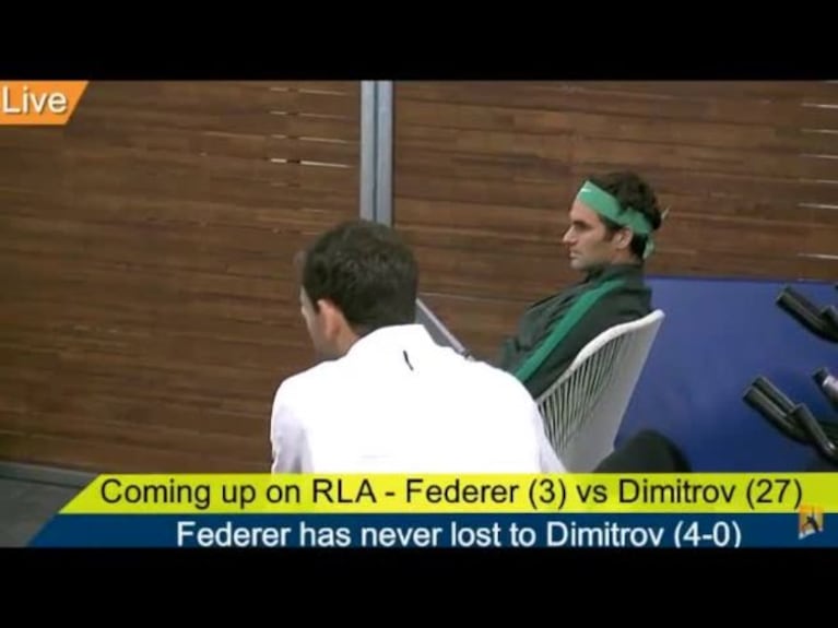 Federer enloquece viendo a Sharapova