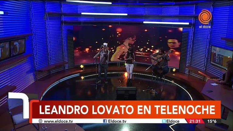 Viernes de música en Telenoche: disfrutá a Leandro Lovato