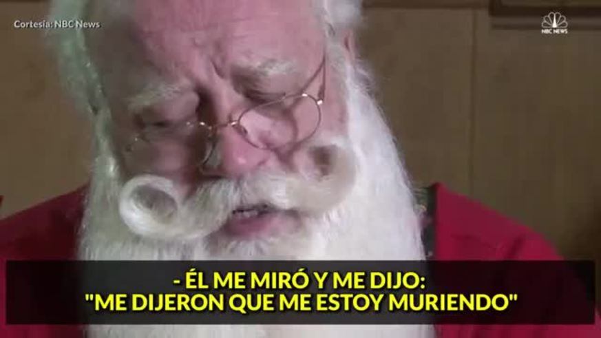 Las últimas palabras de un niño enfermo a Papá Noel