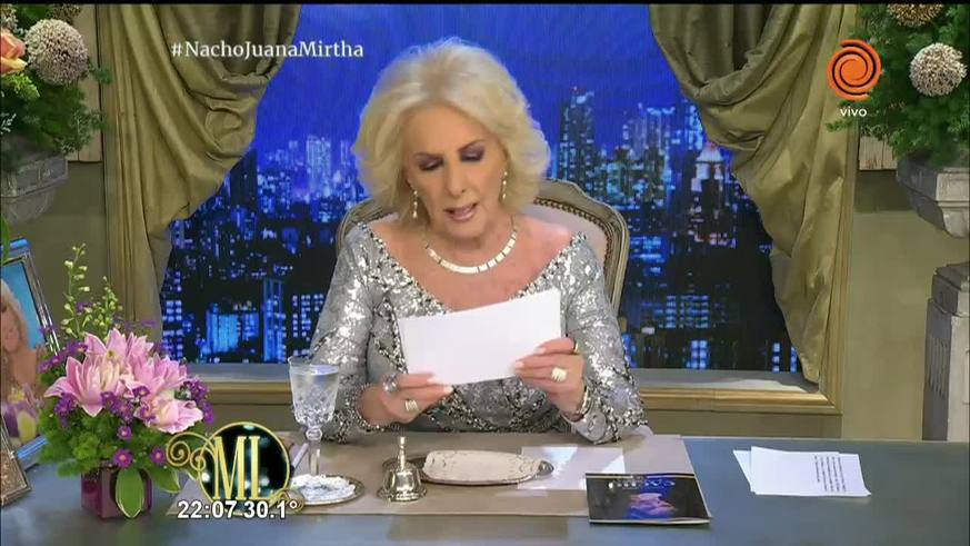 Mirtha lamentó la muerte de Santiago Vázquez