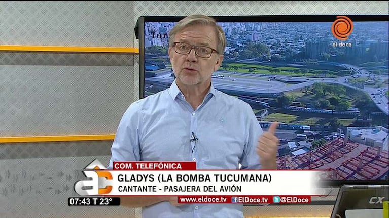 Gladys, la bomba tucumana, varada en Córdoba