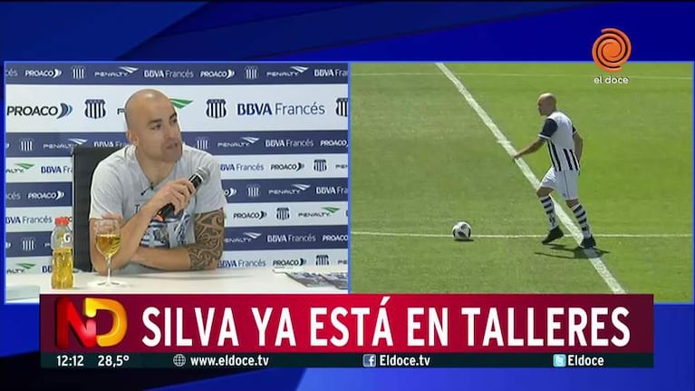 Santiago Silva entrenó en Talleres y habló de Belgrano
