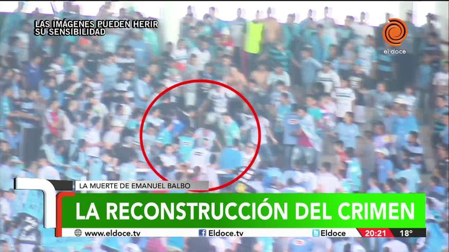 La reconstrucción del crimen del hincha de Belgrano